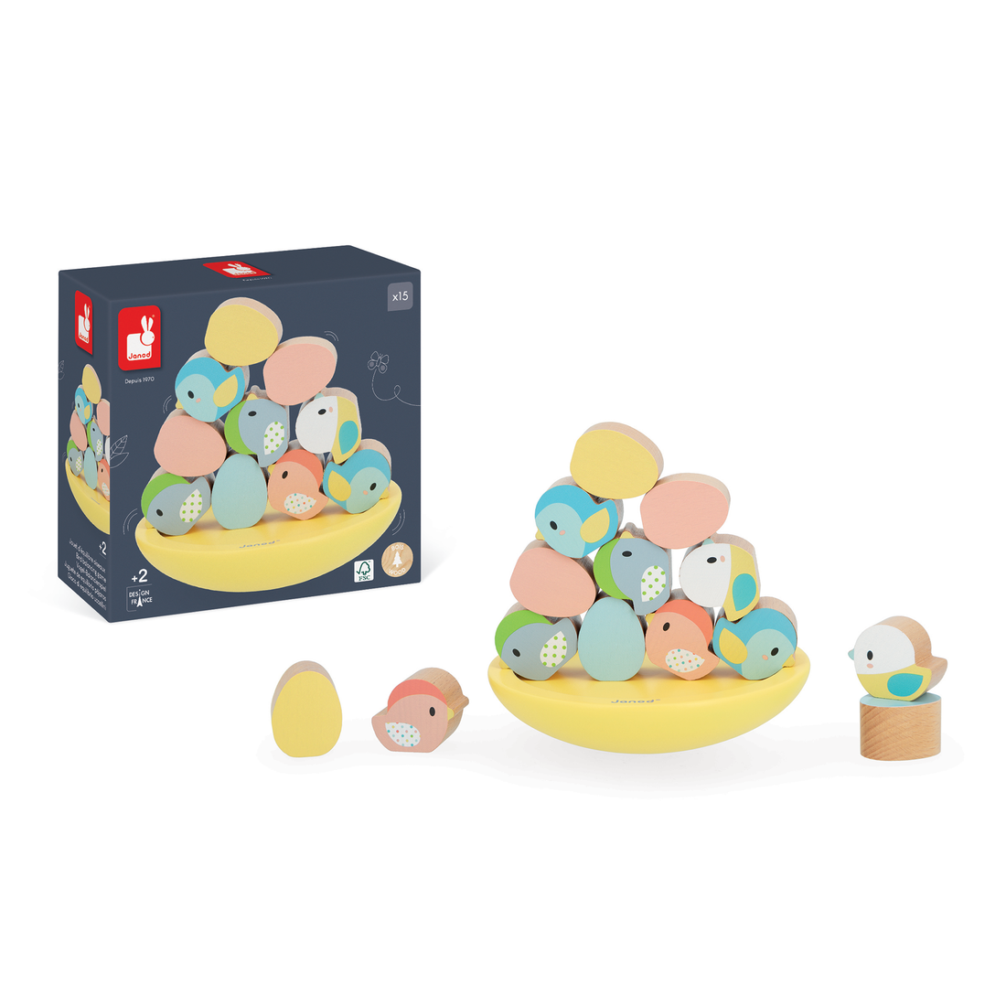 PURE: JEU D'ÉQUILIBRE OISEAUX JANOD