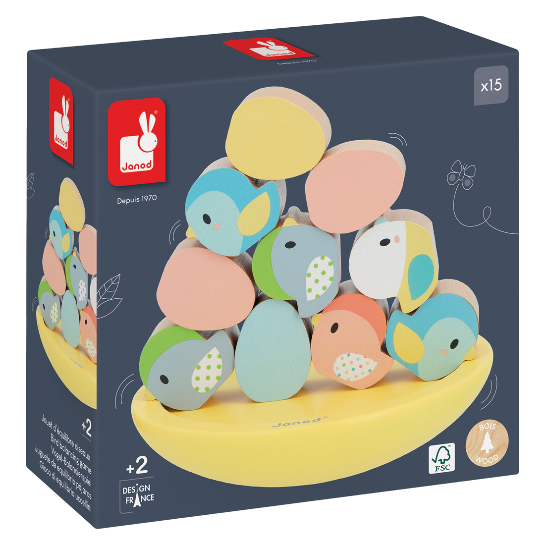 PURE: JEU D'ÉQUILIBRE OISEAUX JANOD