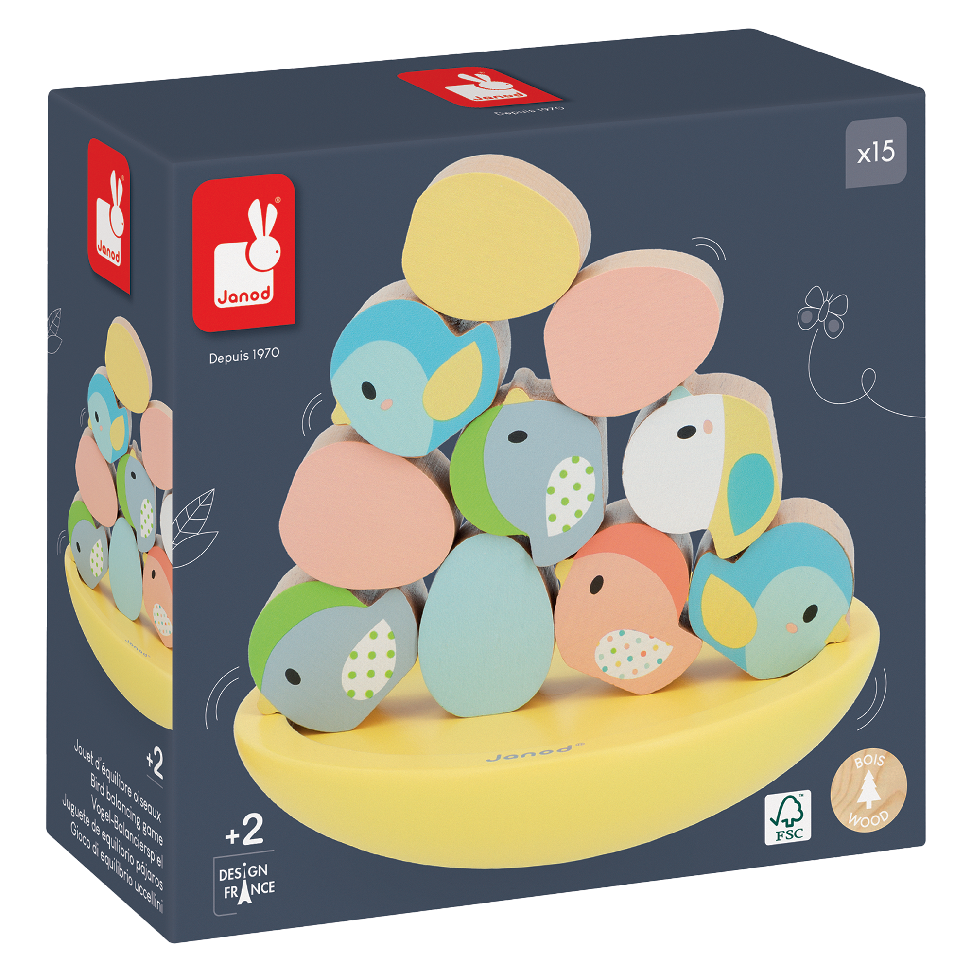 PURE: JEU D'ÉQUILIBRE OISEAUX JANOD