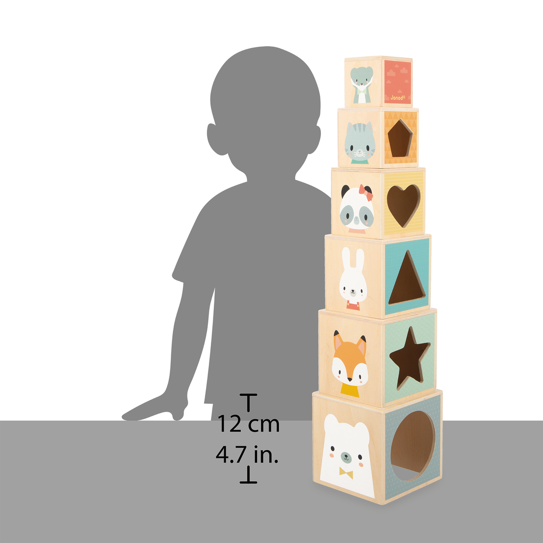 PURE: PYRAMIDE 6-BLOCS JANOD