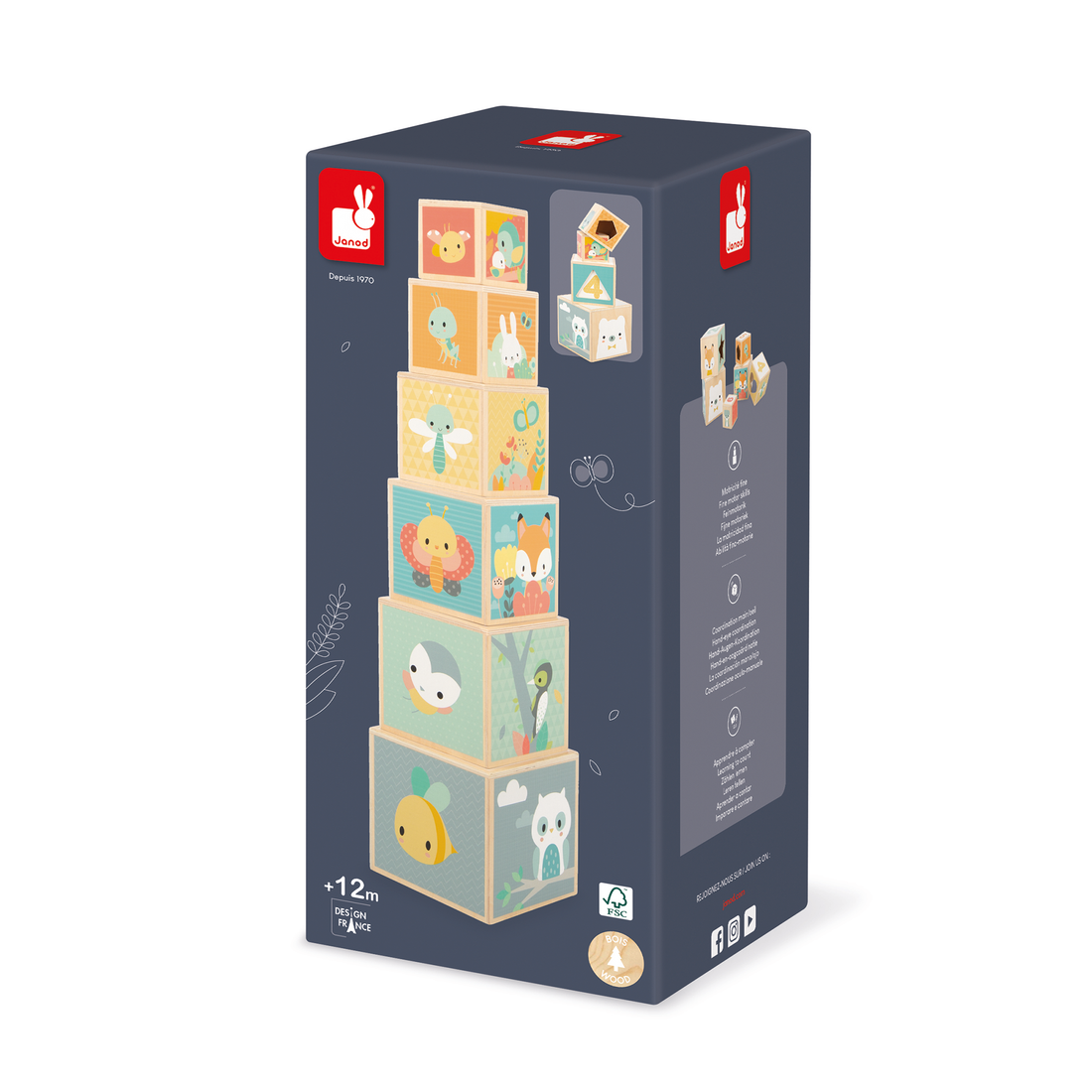 PURE: PYRAMIDE 6-BLOCS JANOD