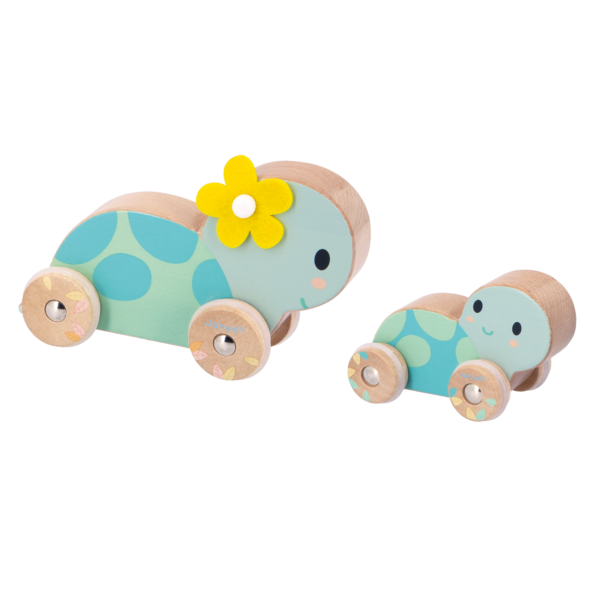 PURE: ENS. DE 2 TORTUES JANOD