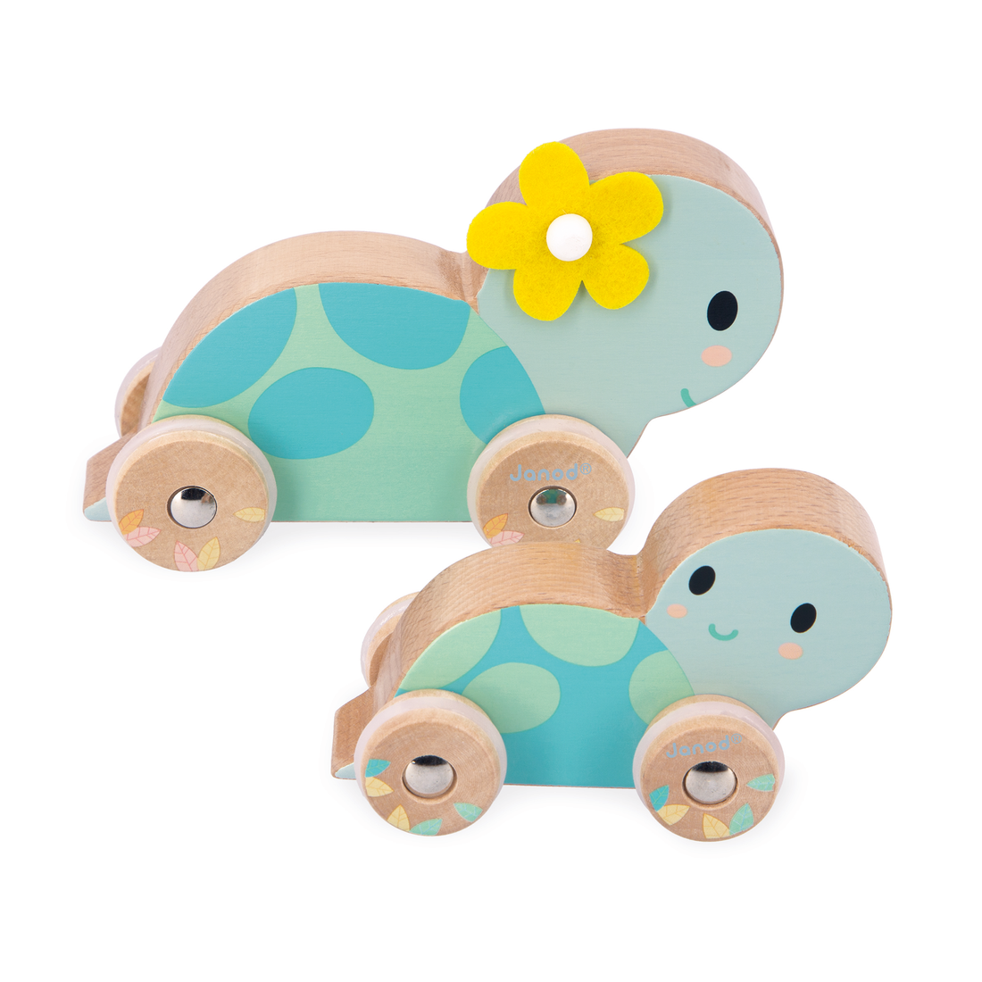 PURE: ENS. DE 2 TORTUES JANOD