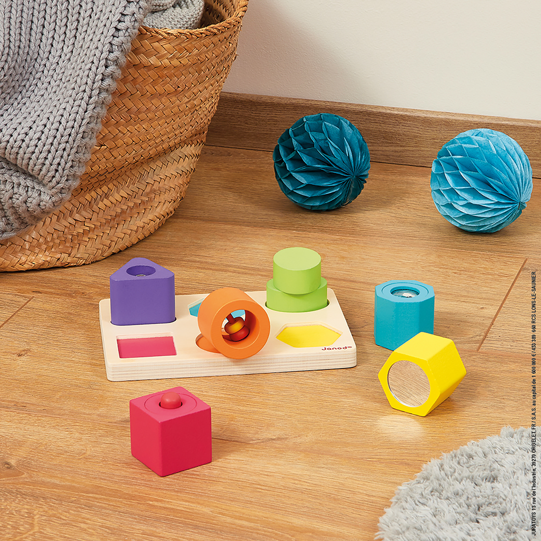 IWOOD - 6 CUBES SENSORIELS JANOD