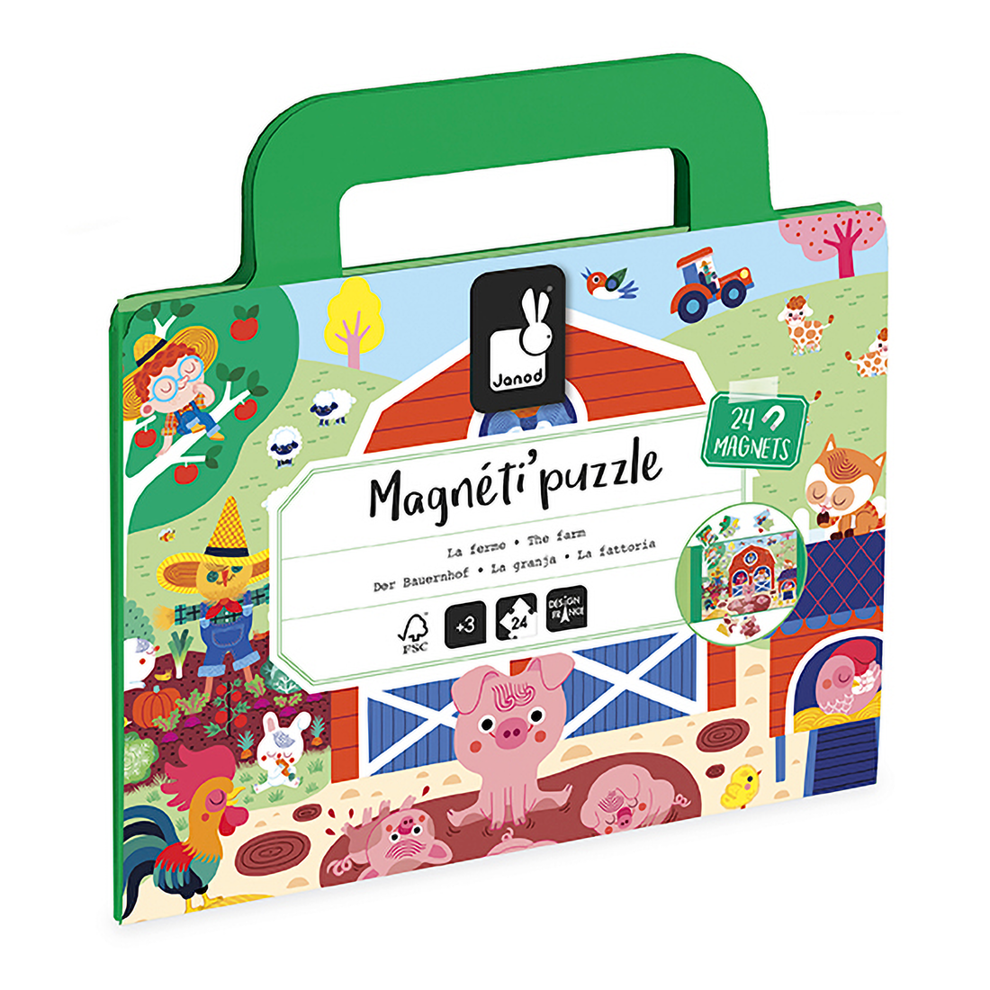 MAGNETI'PUZZLES - FERME - 24 PIÈCES