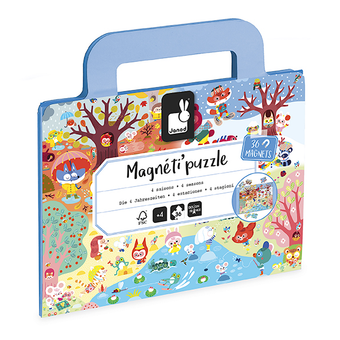 MAGNETI'PUZZLES - 4 SAISONS - 36 PIÈCES