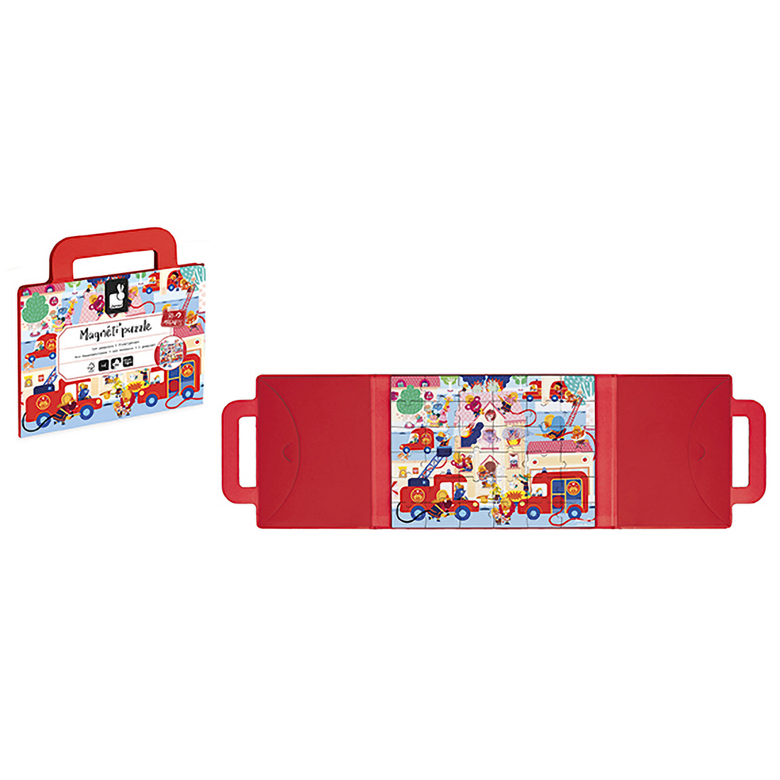 MAGNETI'PUZZLES - POMPIERS 36 PIÈCES
