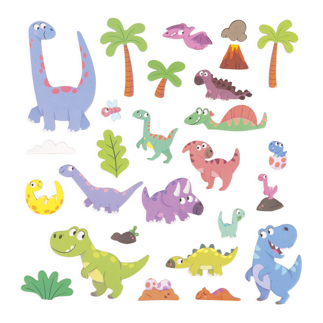 MAGNETI'STORIES -  DINOSAURS - 30 PIÈCES