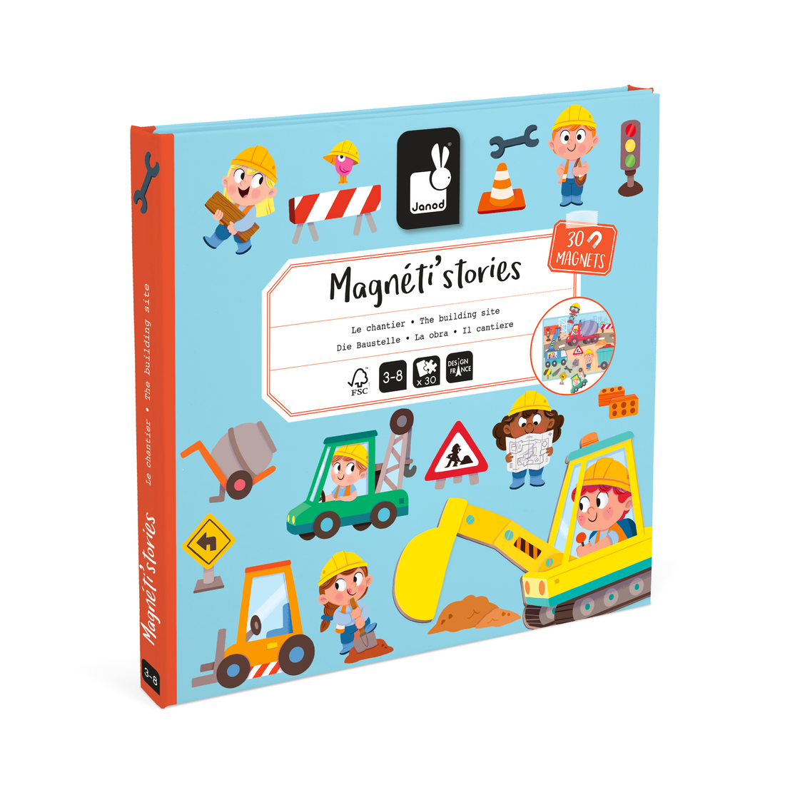 MAGNETI'STORIES - LE CHANTIER - 30 PIÈCES