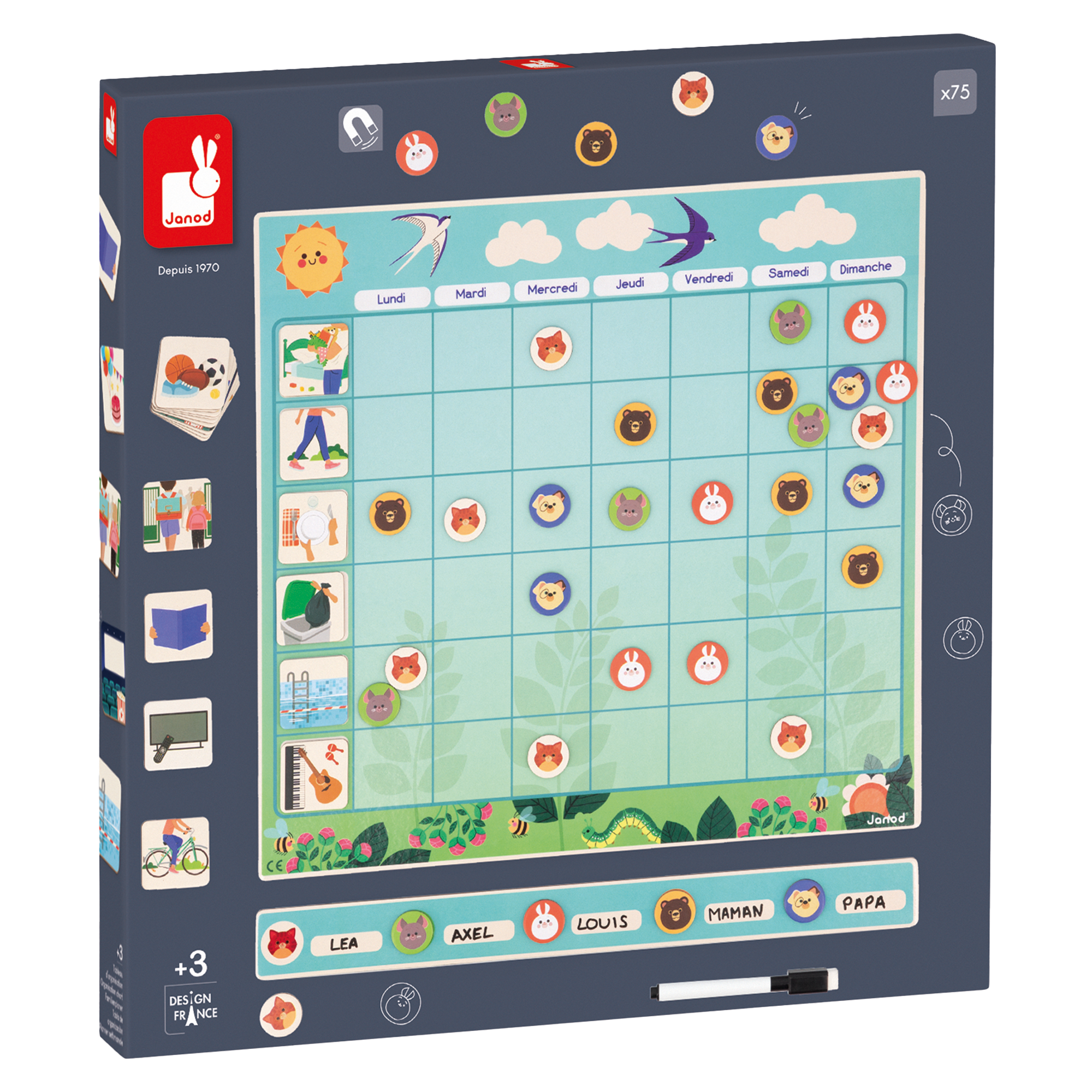 TABLEAU D'ORGANISATION JANOD