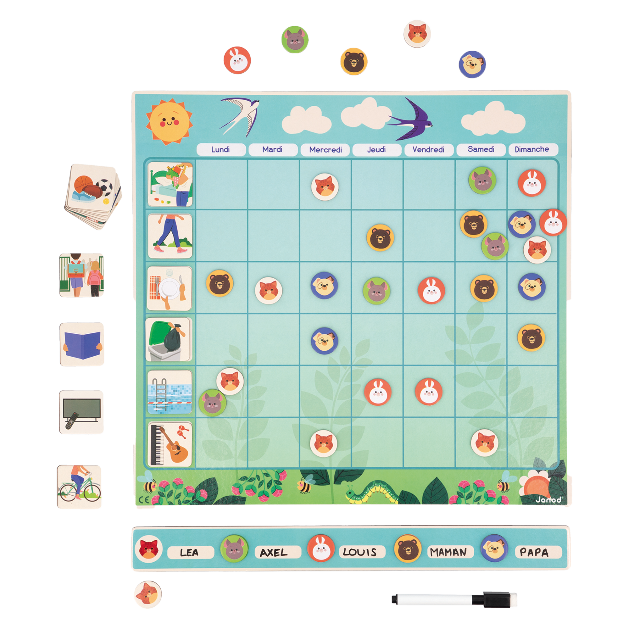 TABLEAU D'ORGANISATION JANOD