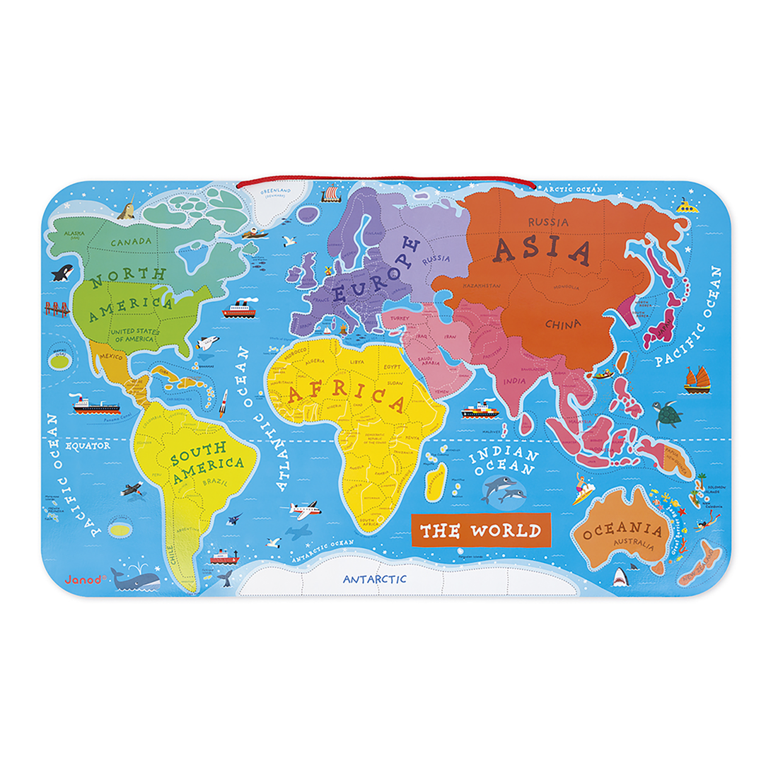 CASSE-TÊTE MONDE MAGNÉTIQUE - ANGLAIS JANOD PUZZLES