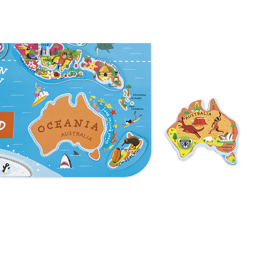 CASSE-TÊTE MONDE MAGNÉTIQUE - ANGLAIS JANOD PUZZLES