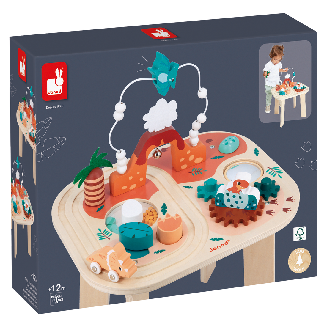 DINO - TABLE D'ACTIVITES JANOD