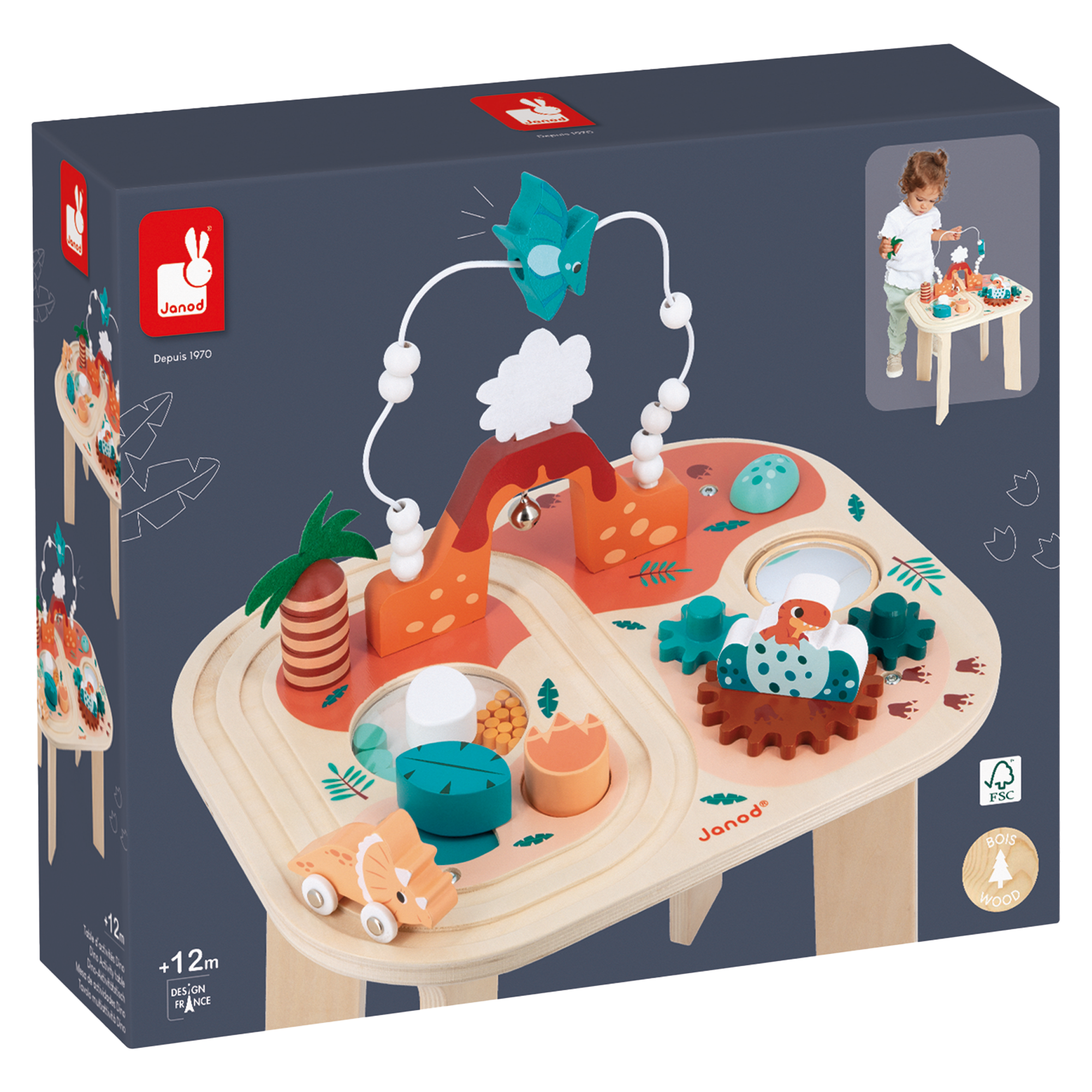 DINO - TABLE D'ACTIVITES JANOD