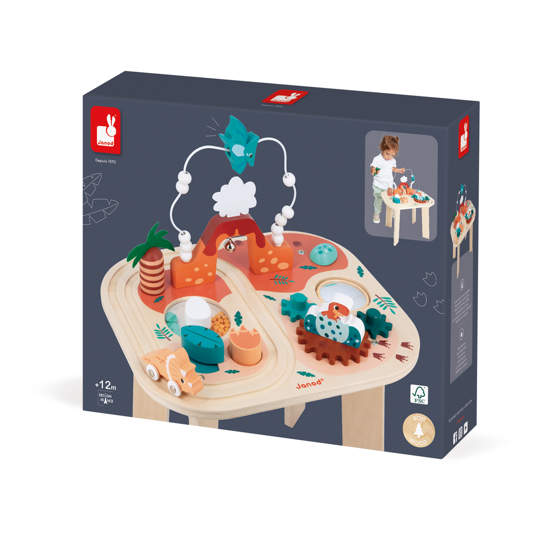 DINO - TABLE D'ACTIVITES JANOD