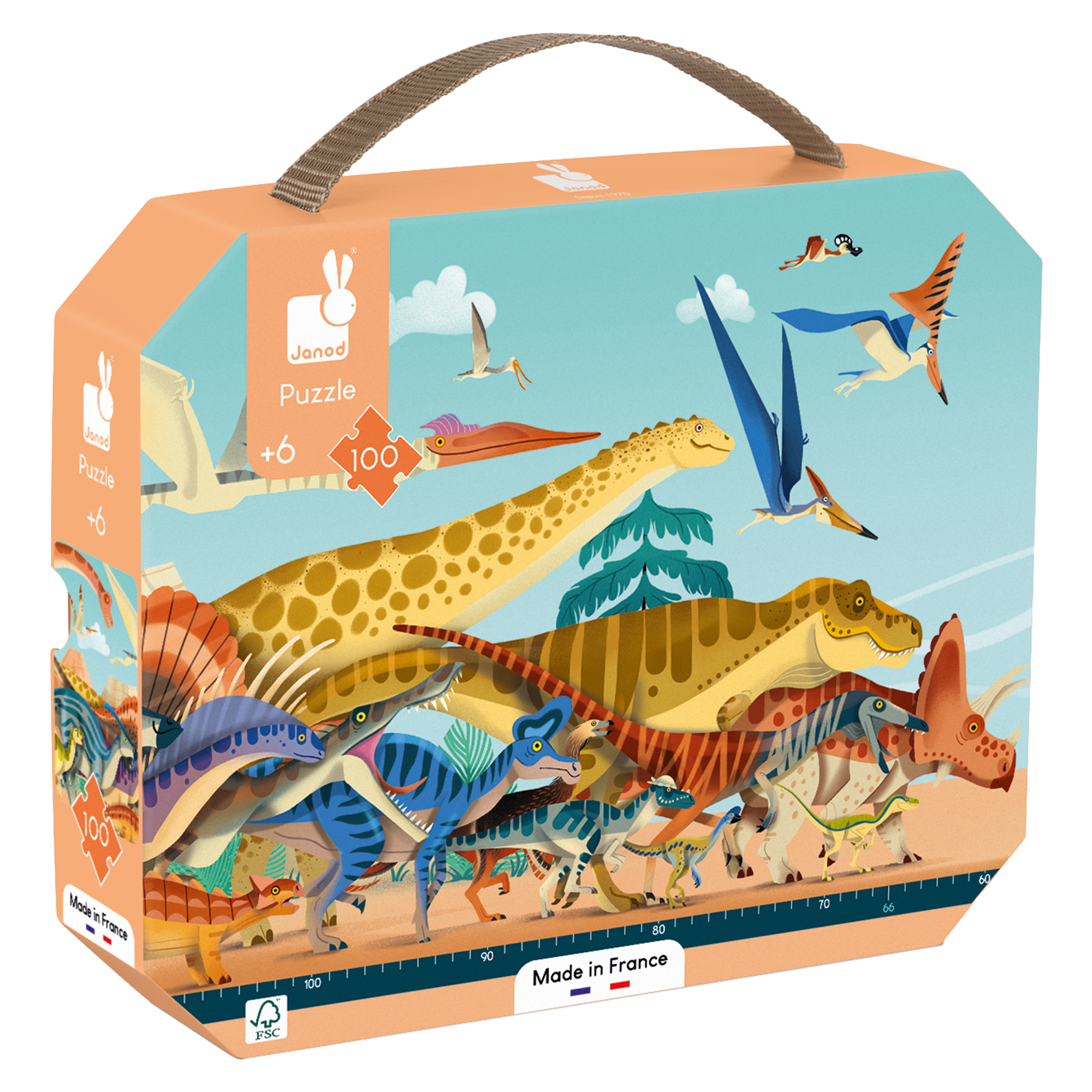 PZ100: PANORAMIQUE DINO JANOD PUZZLES