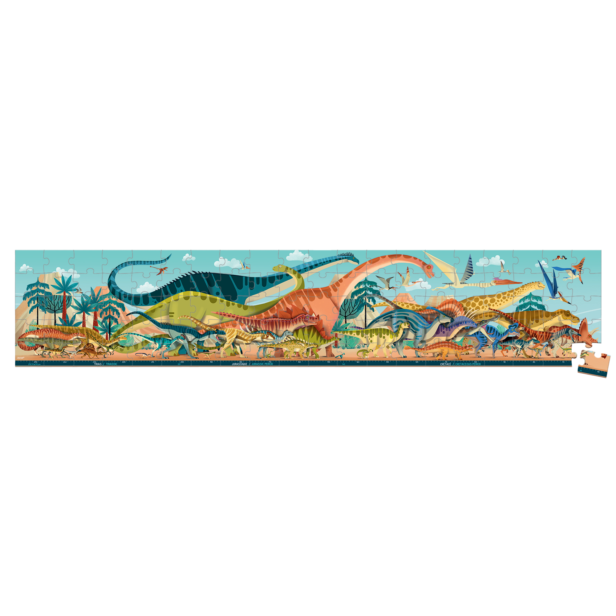 PZ100: PANORAMIQUE DINO JANOD PUZZLES