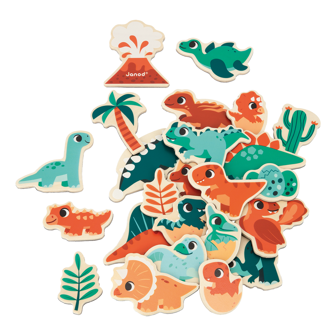 DINO - AIMANTS -  24pcs JANOD