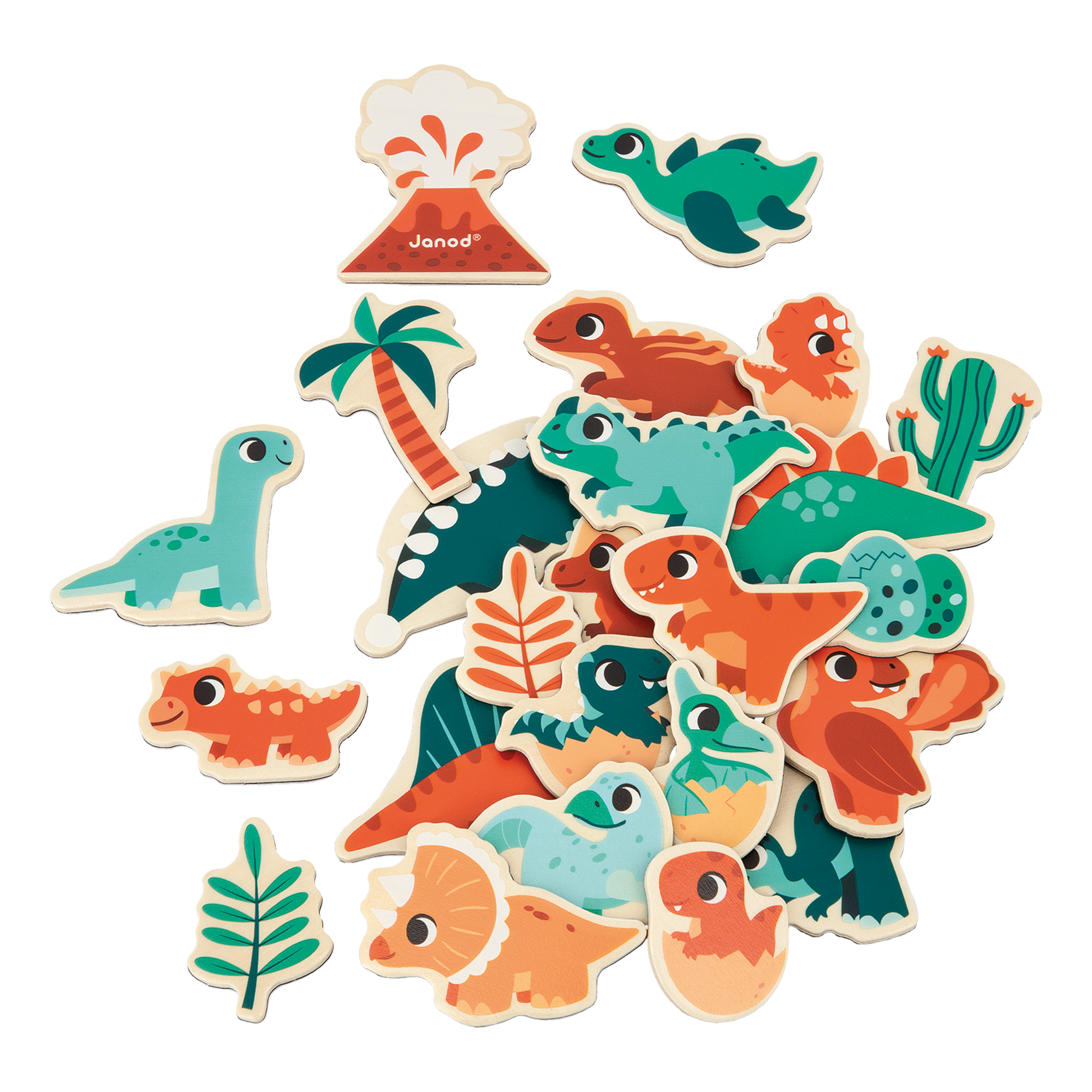 DINO - AIMANTS -  24pcs JANOD