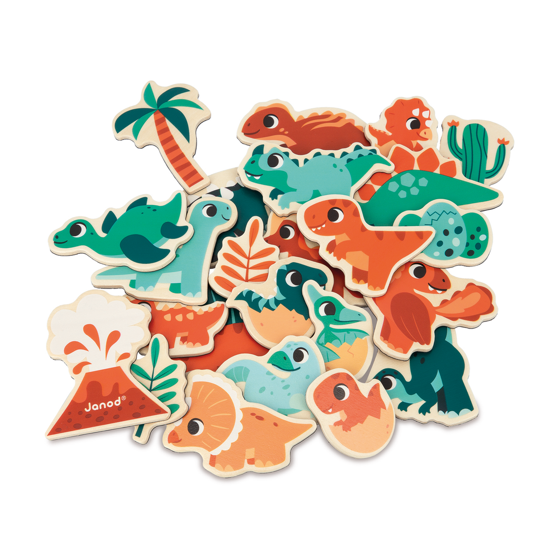 DINO - AIMANTS -  24pcs JANOD
