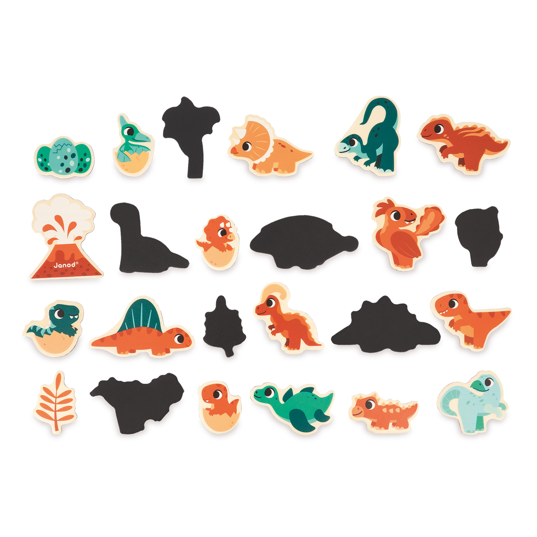 DINO - AIMANTS -  24pcs JANOD