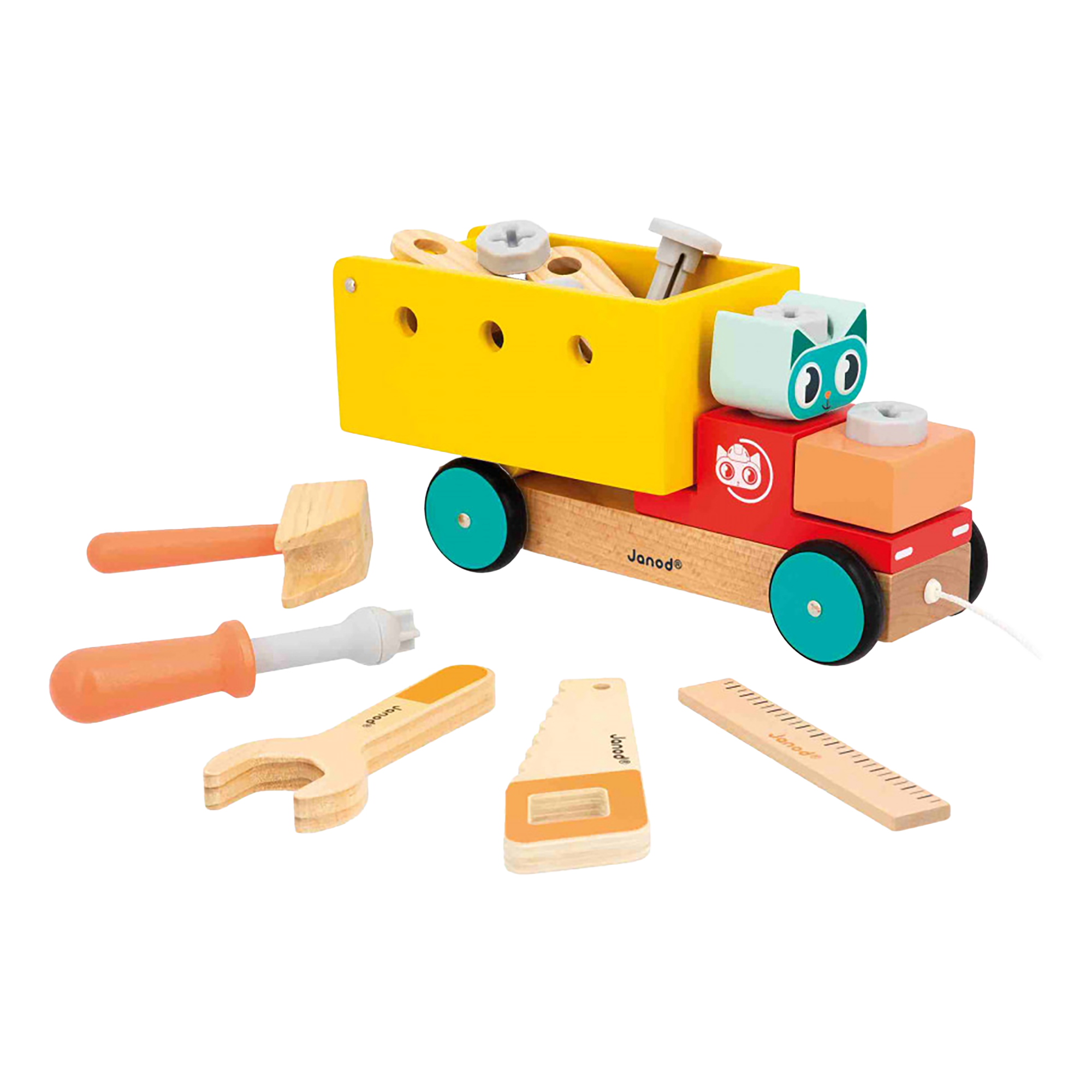 BRICO'KIDS: CAMION DIY À TIRER JANOD
