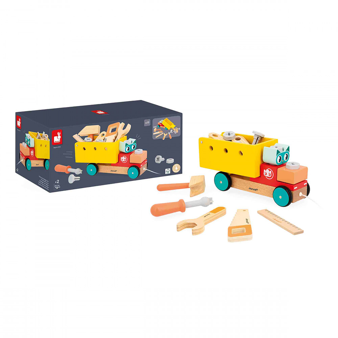 BRICO'KIDS: CAMION DIY À TIRER JANOD