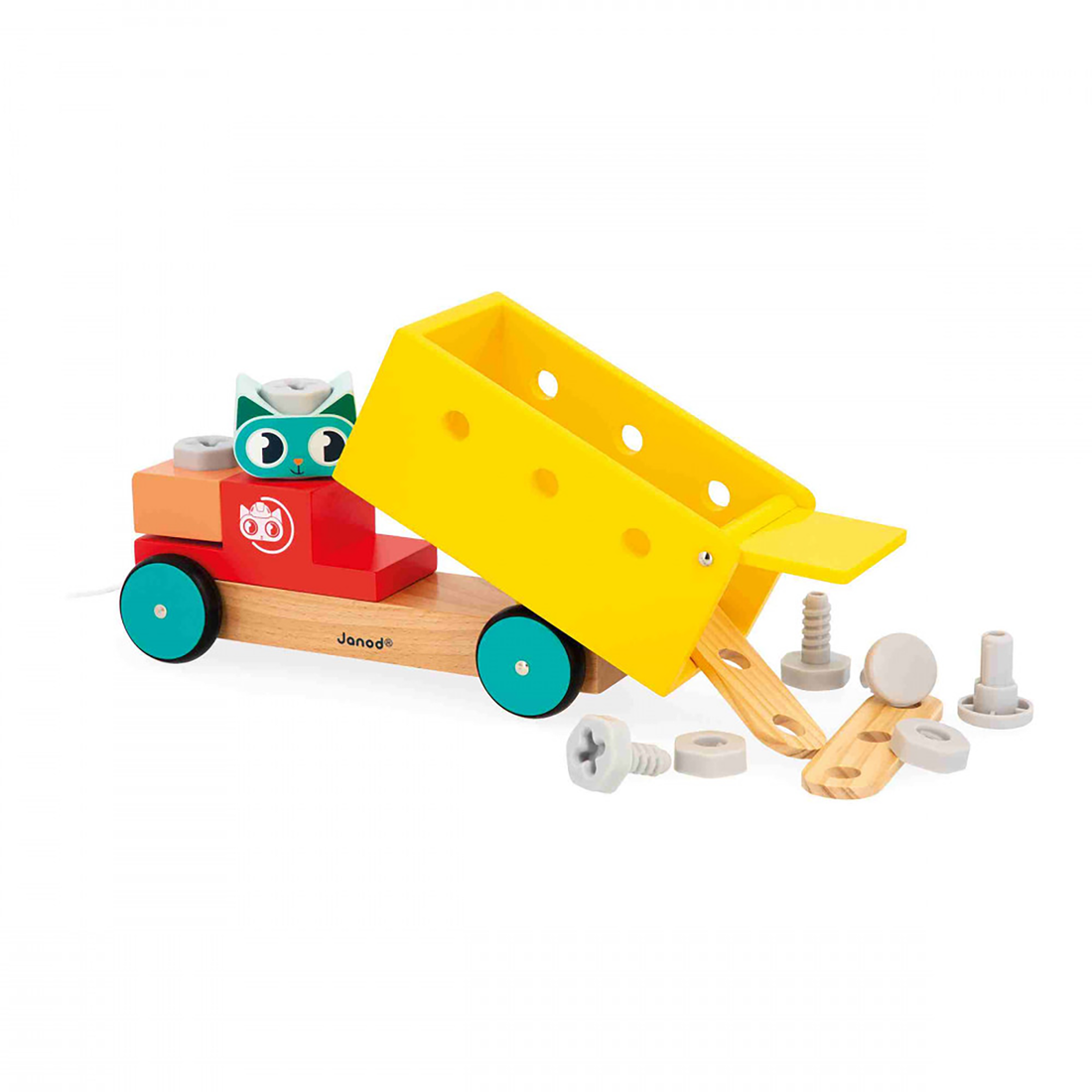 BRICO'KIDS: CAMION DIY À TIRER JANOD