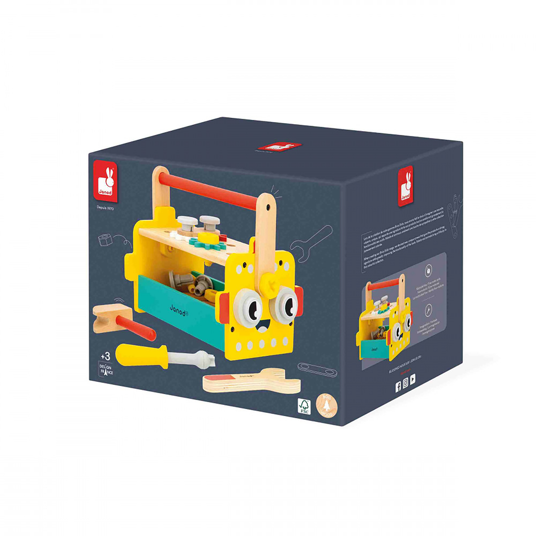 BRICO'KIDS: COFFRE À OUTILS ROBOT JANOD