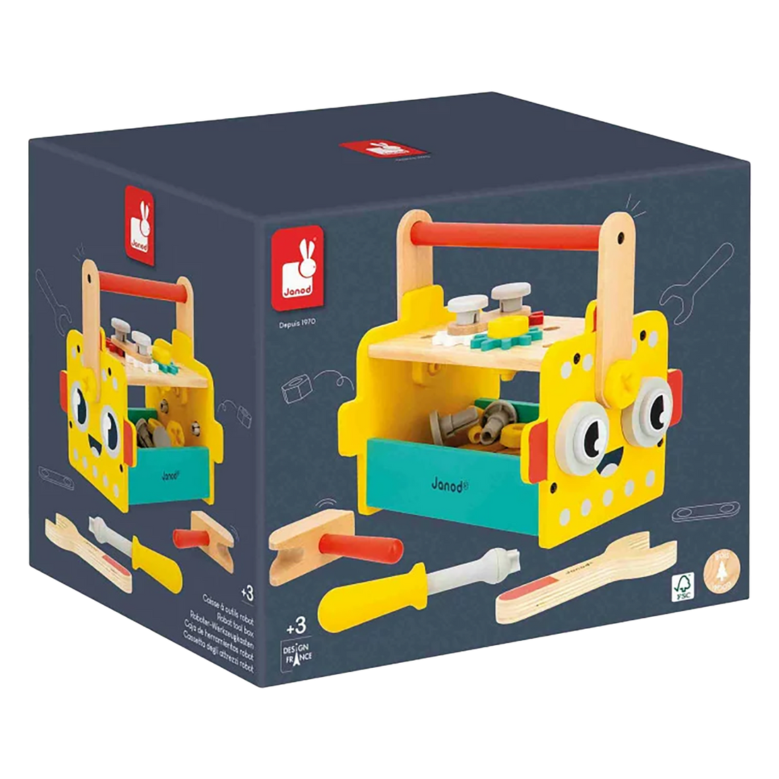 BRICO'KIDS: COFFRE À OUTILS ROBOT JANOD