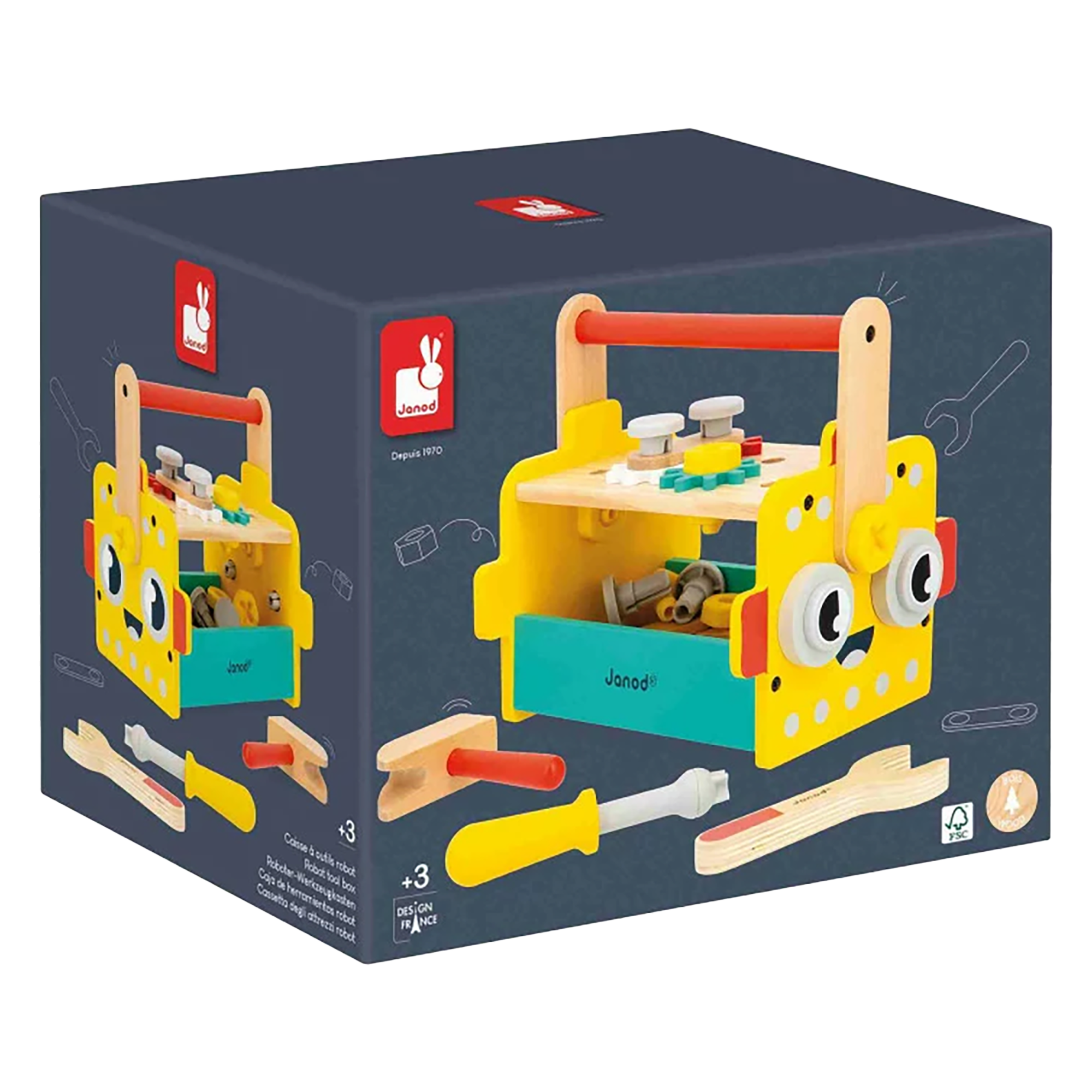 BRICO'KIDS: COFFRE À OUTILS ROBOT JANOD