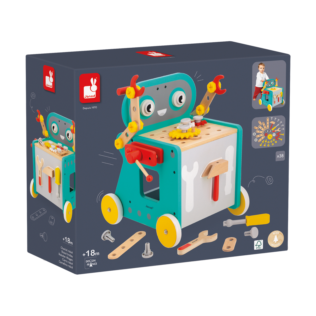 BRICO'KIDS: CHARIOT ROBOT JANOD