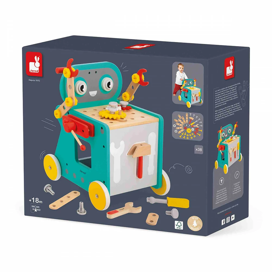 BRICO'KIDS: CHARIOT ROBOT JANOD