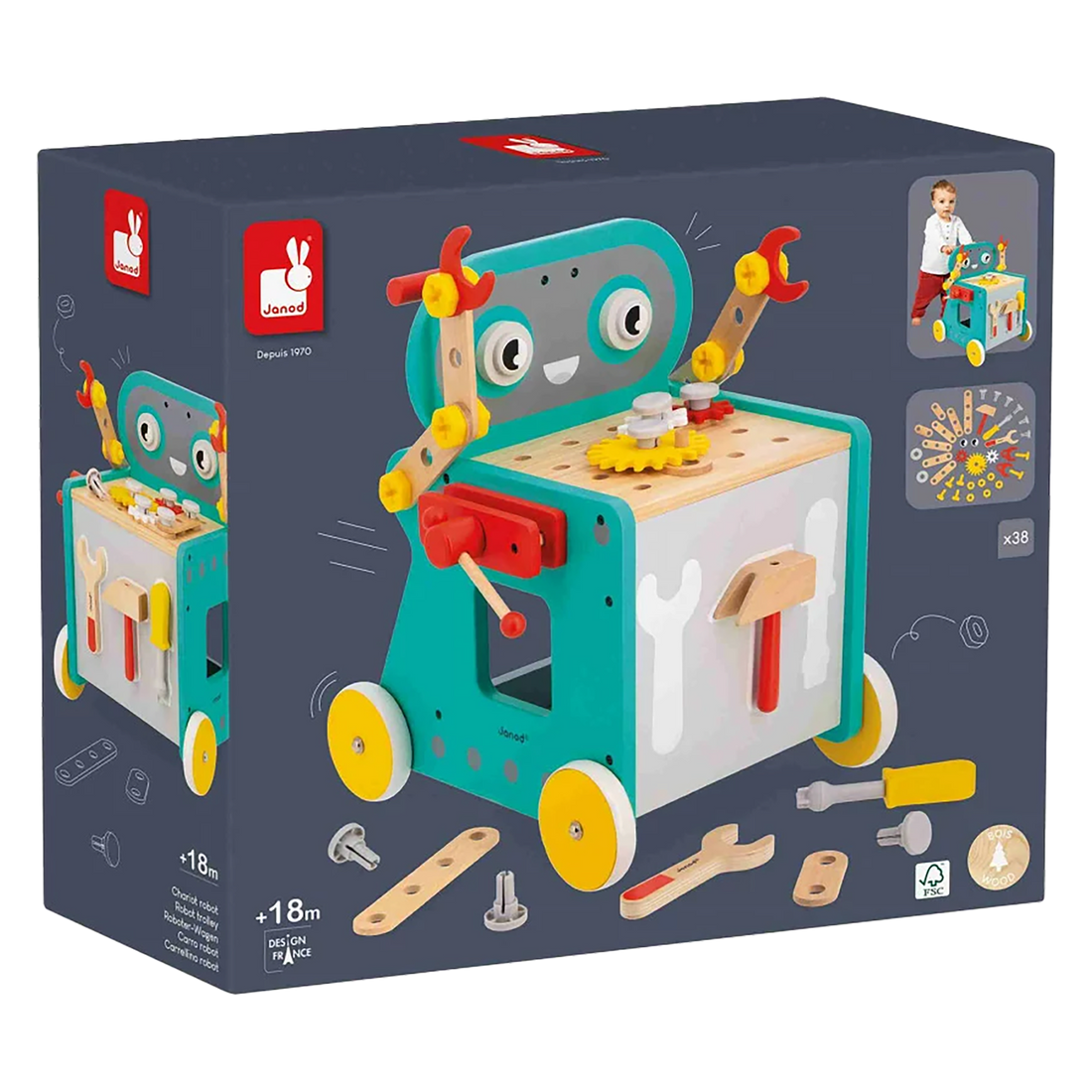 BRICO'KIDS: CHARIOT ROBOT JANOD