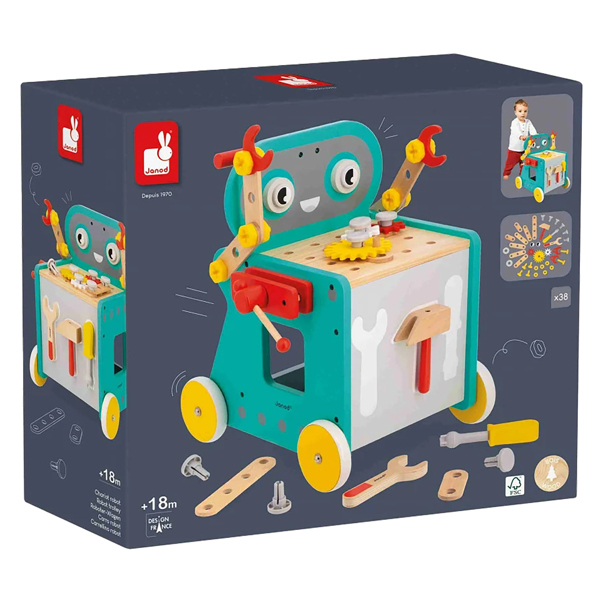 BRICO'KIDS: CHARIOT ROBOT JANOD