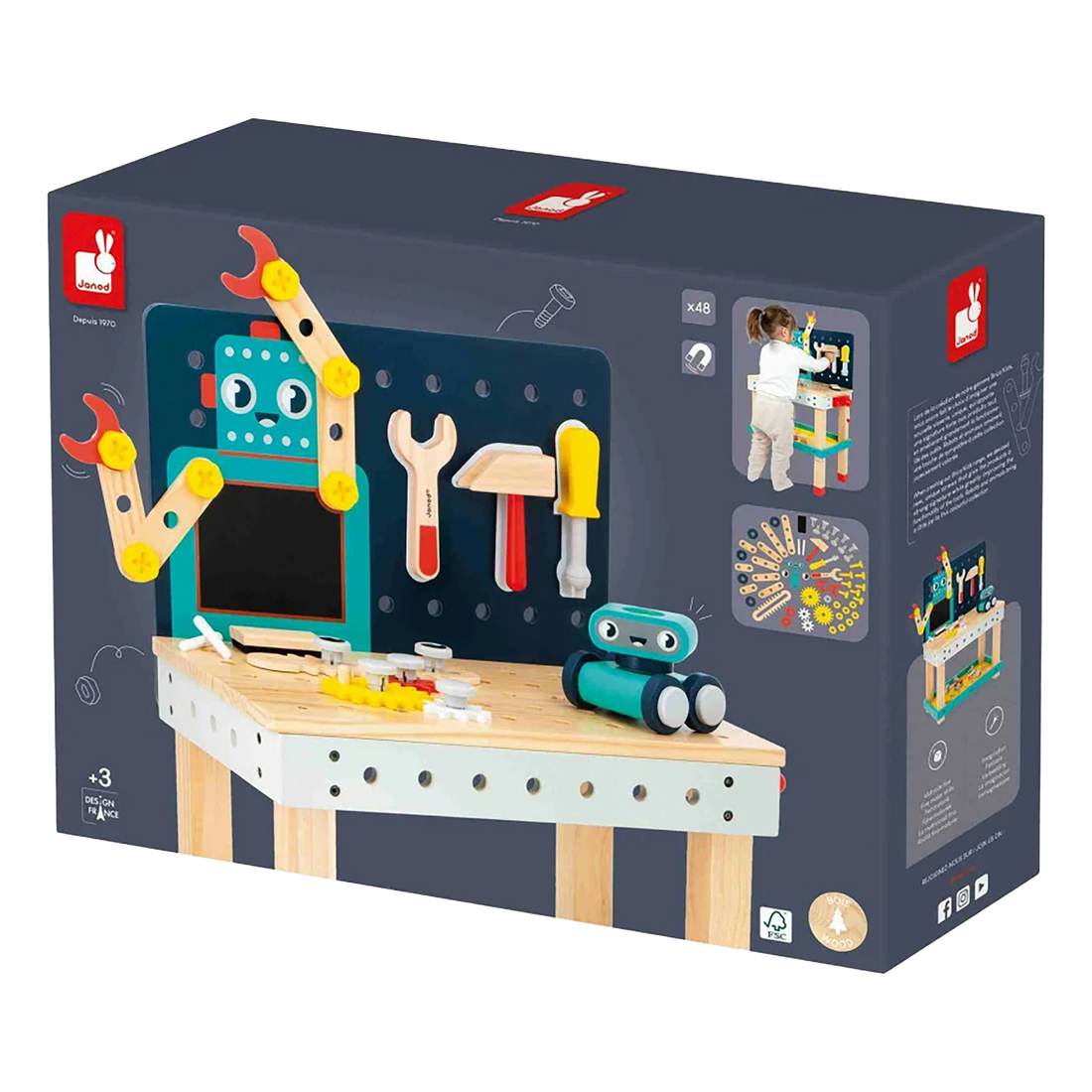 BRICO'KIDS: PLAN DE TRAVAIL DIY GROS ROBOT JANOD