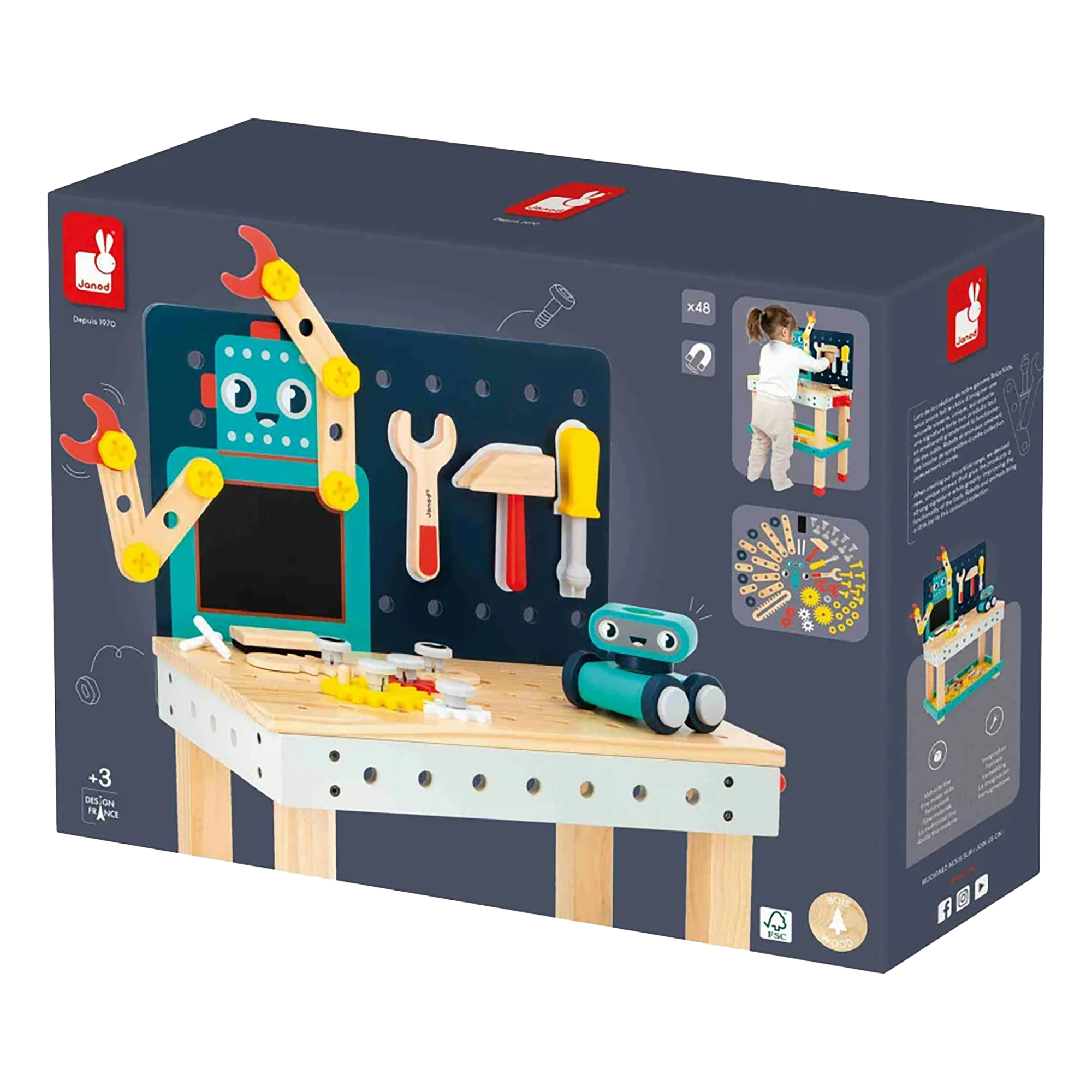 BRICO'KIDS: PLAN DE TRAVAIL DIY GROS ROBOT JANOD
