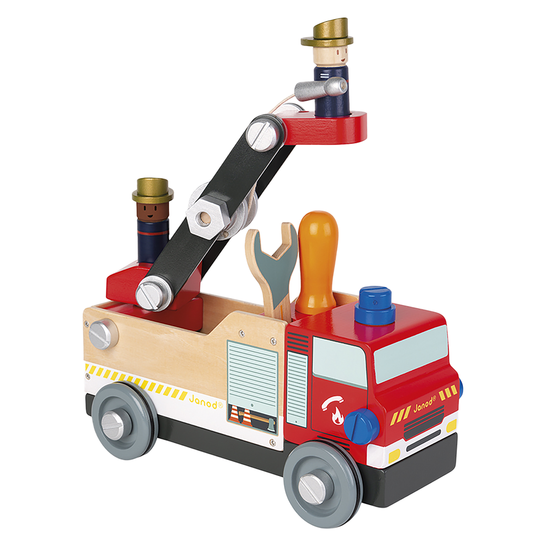 BRICO'KIDS - CAMION DE POMPIERS À CONSTRUIRE JANOD