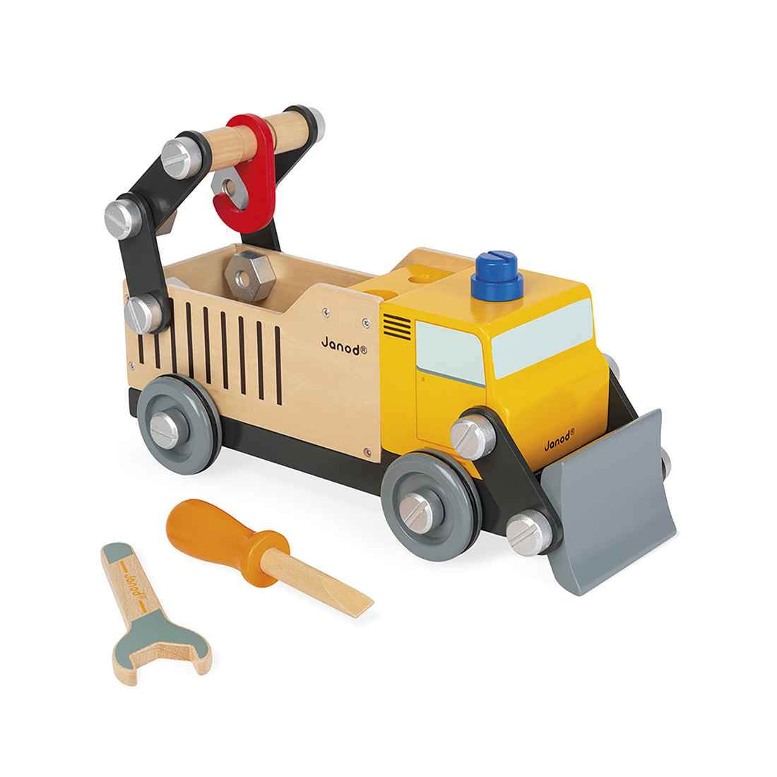 BRICO'KIDS - CAMION DE CHANTIER À CONSTRUIRE JANOD