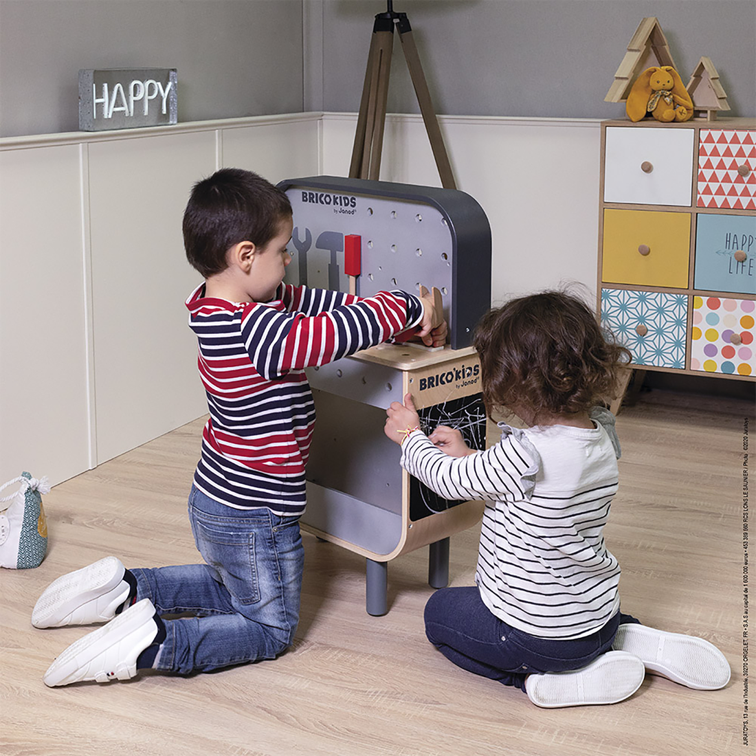 BRICO'KIDS ÉTABLI RÉVERSIBLE JANOD