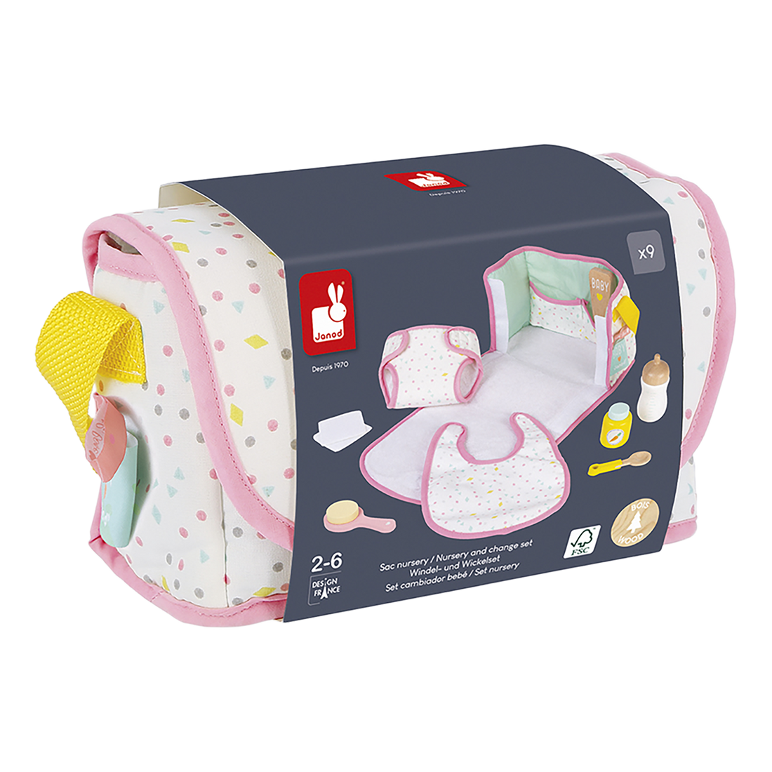 ENSEMBLE DE NAISSANCE POUR POUPÉES JANOD