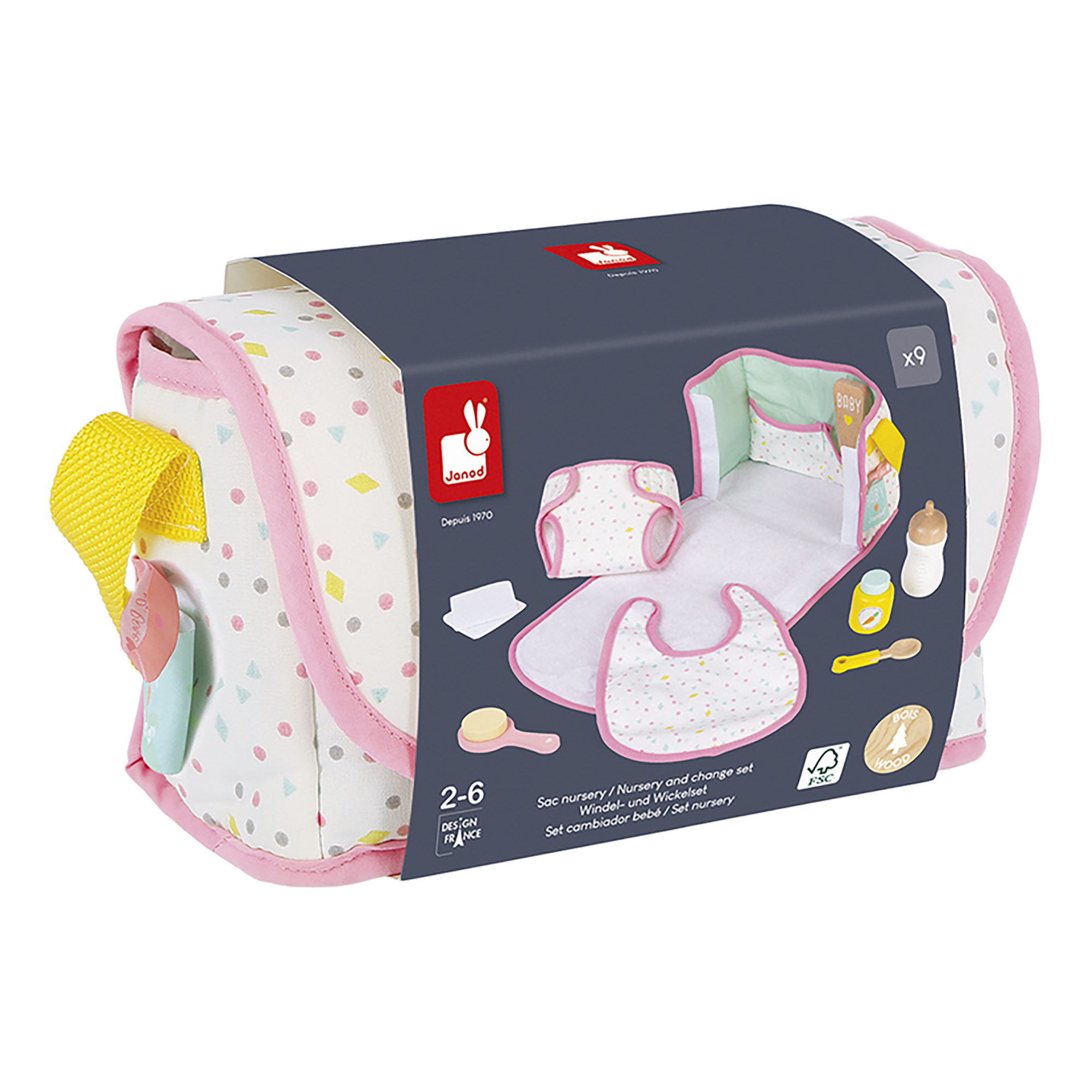 ENSEMBLE DE NAISSANCE POUR POUPÉES JANOD
