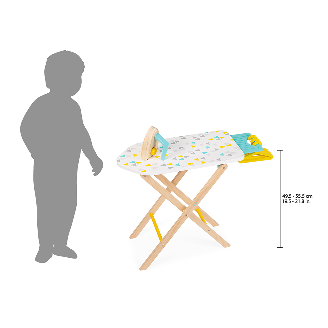 TABLE À REPASSER EN BOIS JANOD