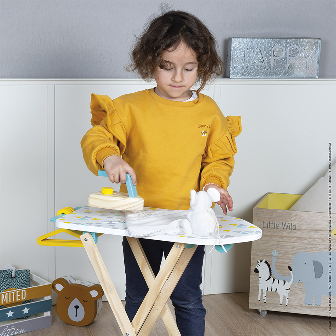 TABLE À REPASSER EN BOIS JANOD