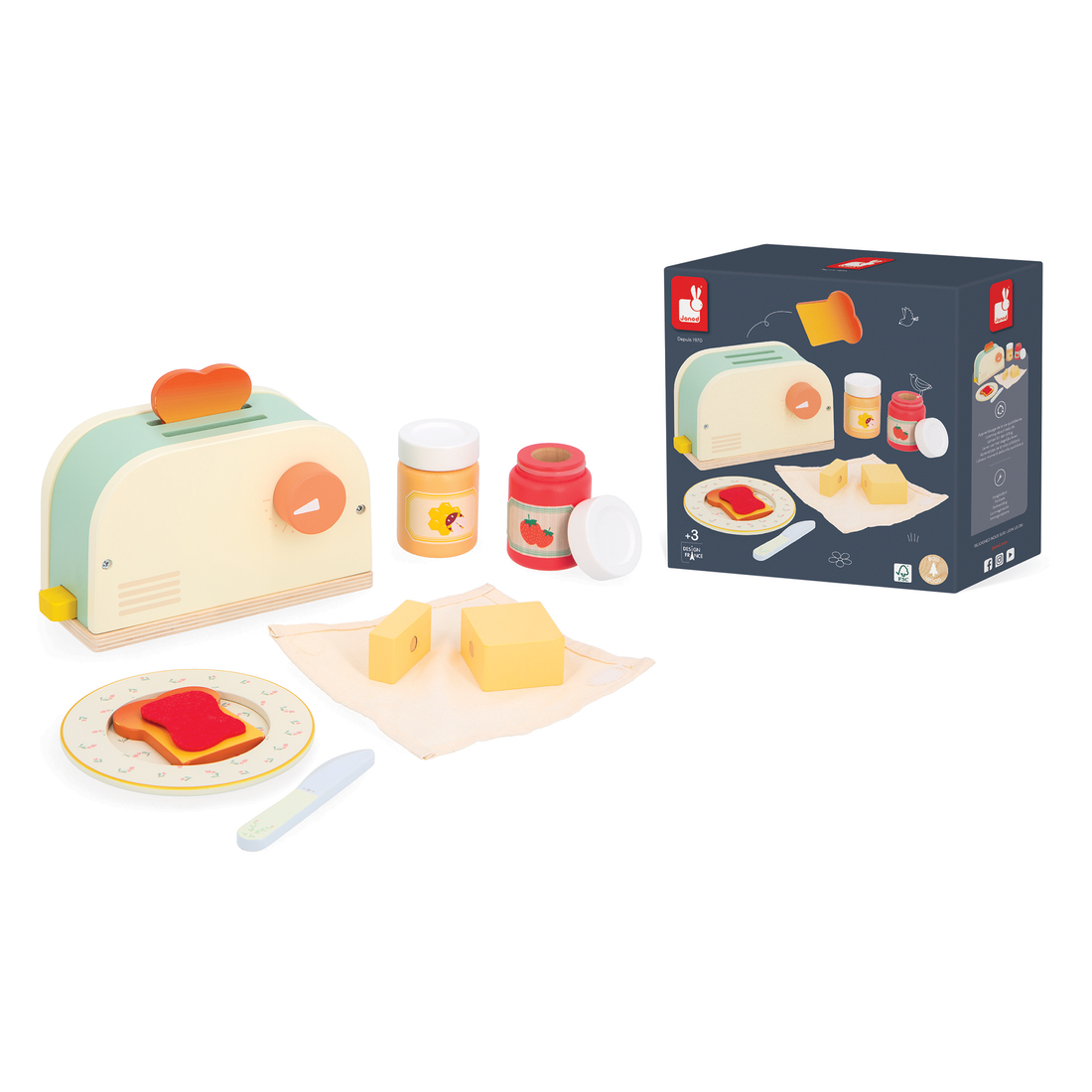 MAMIE SOLEIL: ENS. GRILLE PAIN JANOD