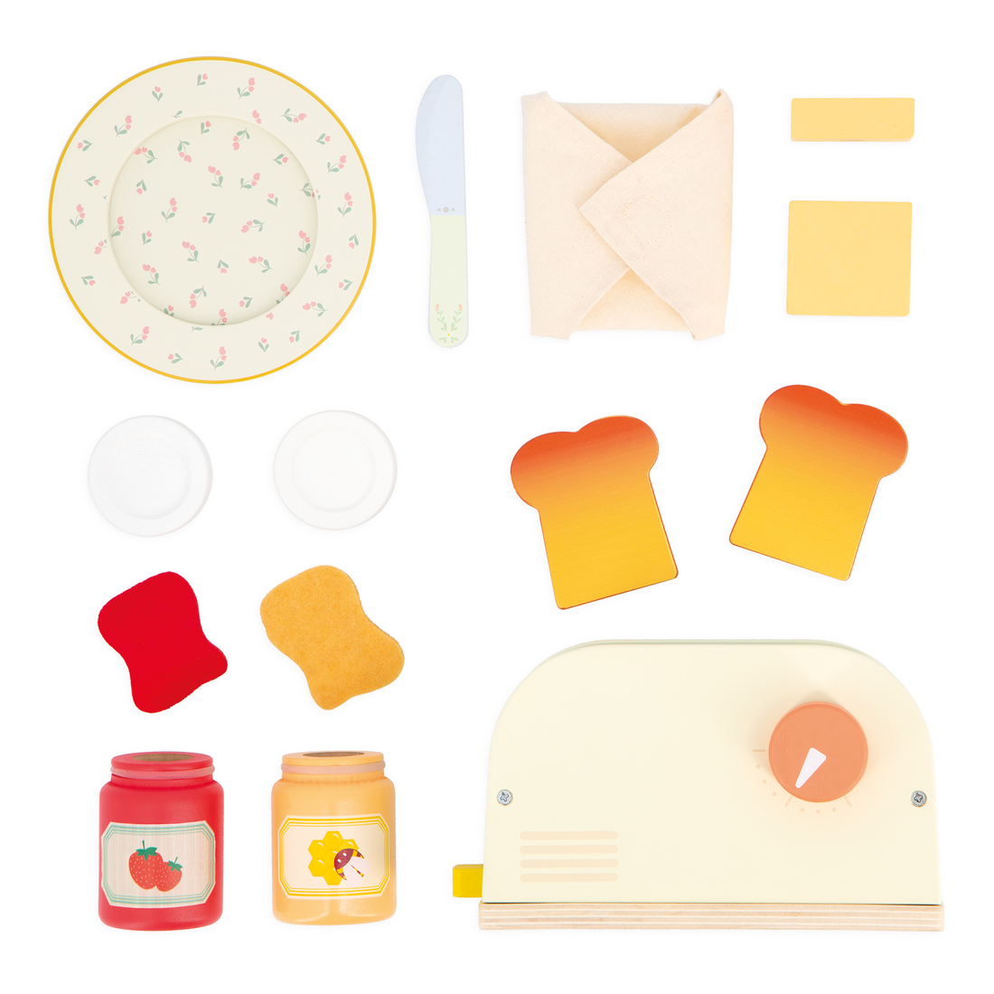 MAMIE SOLEIL: ENS. GRILLE PAIN JANOD