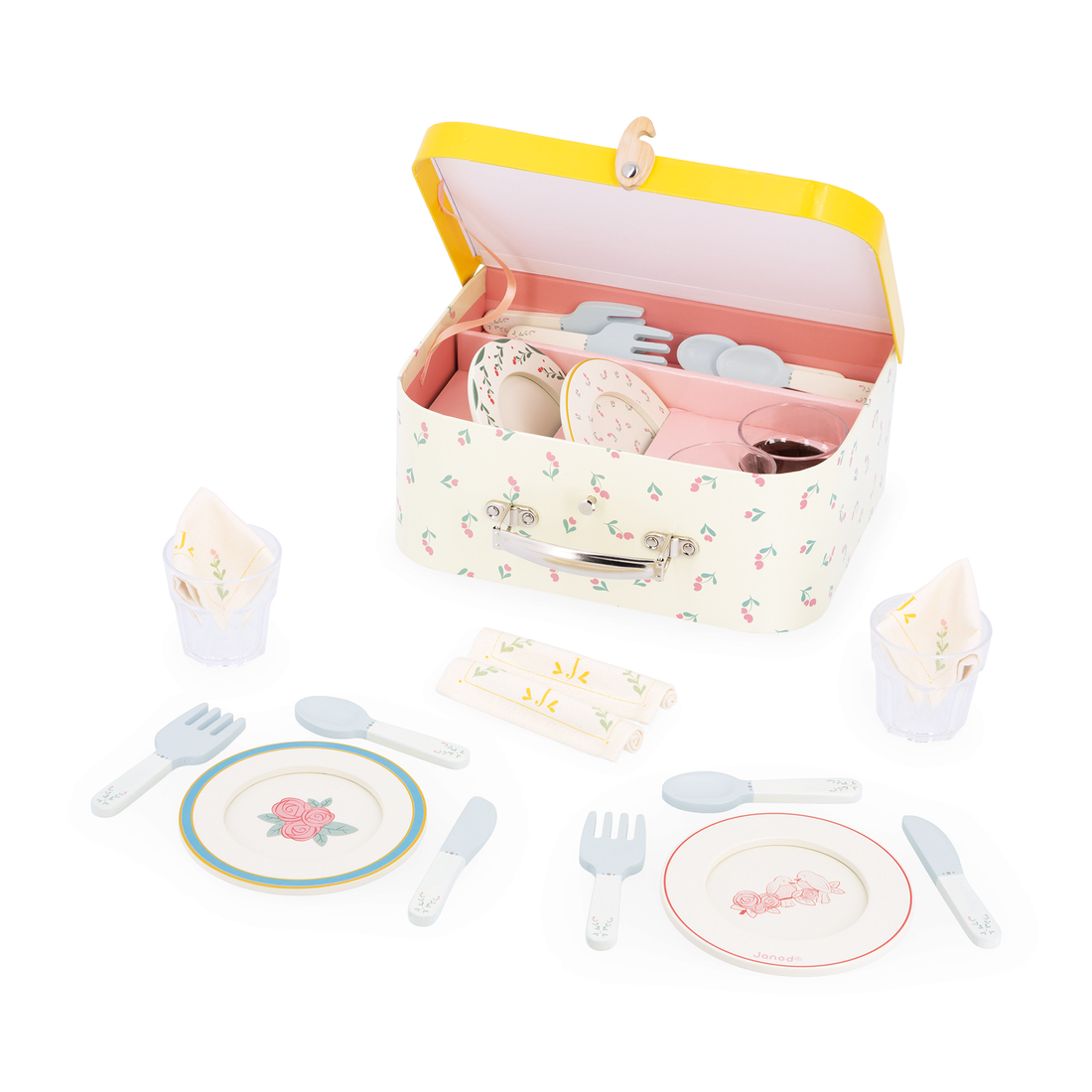 MAMIE SOLEIL: DINETTE EN VALISETTE JANOD