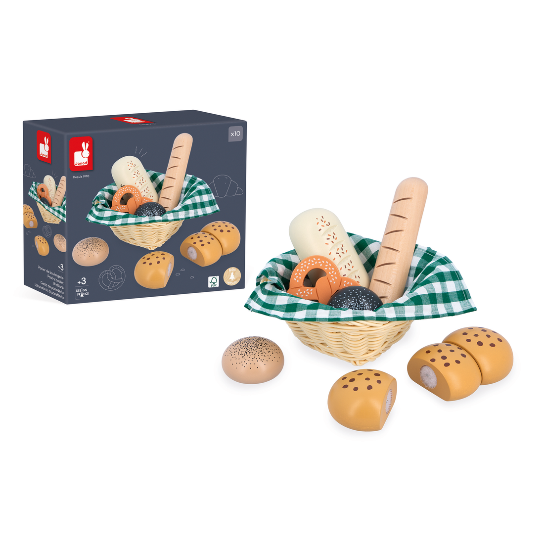 MAMIE SOLEIL: PANIER DE BOULANGERIE JANOD
