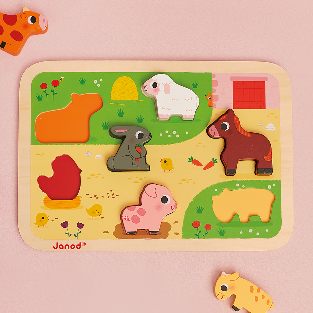 CHUNKY PUZZLE - À LA FERME JANOD PUZZLES